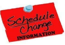 Schedule Change Information